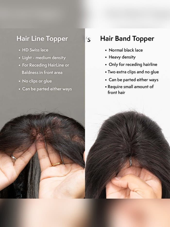 Front hairline topper