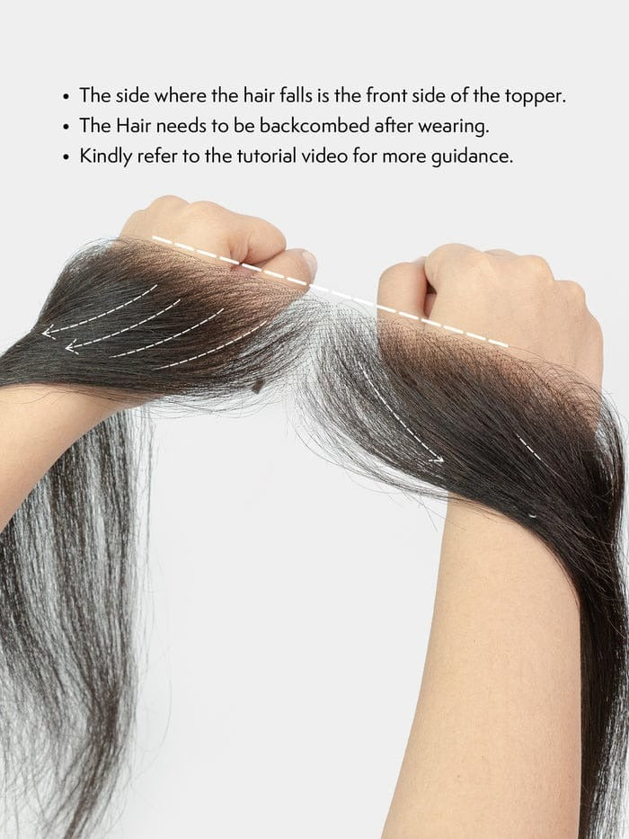 Front hairline topper