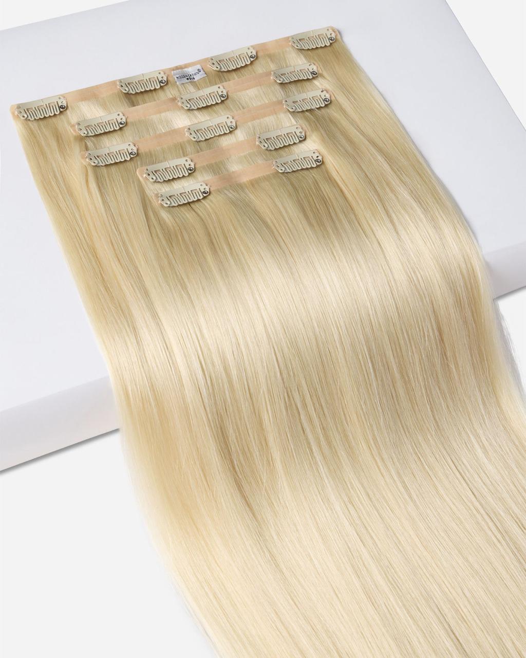 Seamless clip in hair extension