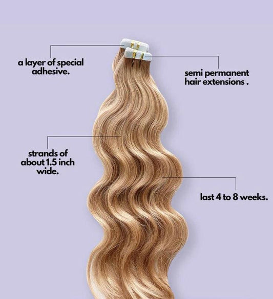 Tape in hair extension