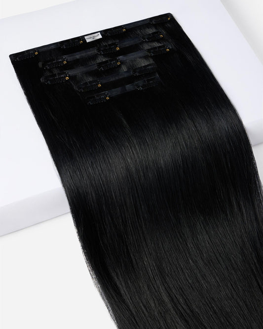 Seamless clip in hair extension